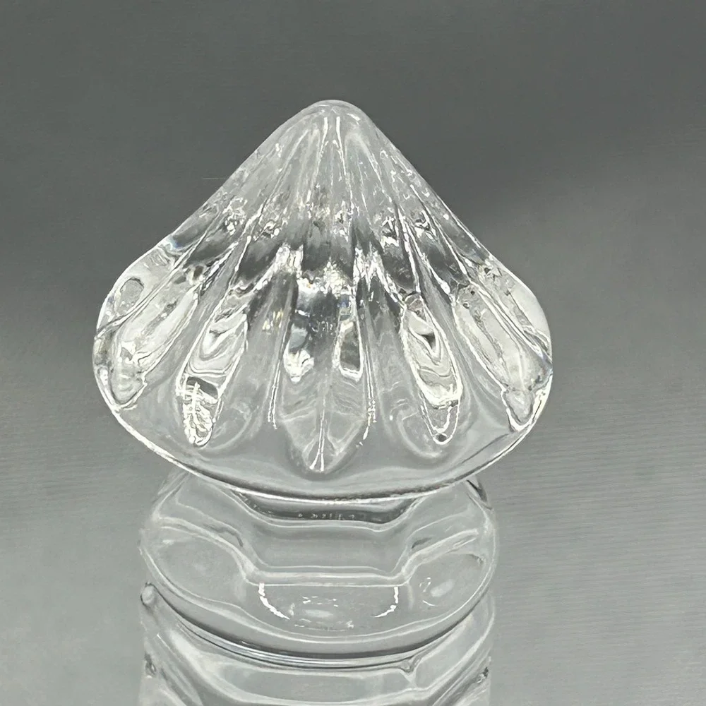 Vintage Ribbed Glass Decanter Cruet Stopper‎ 5